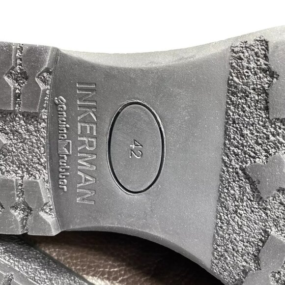 NEW INKERMAN Mens Art Adventure Loafers Size 8 Comfort Round Toe Slip-On Pebbled - Picture 5 of 9